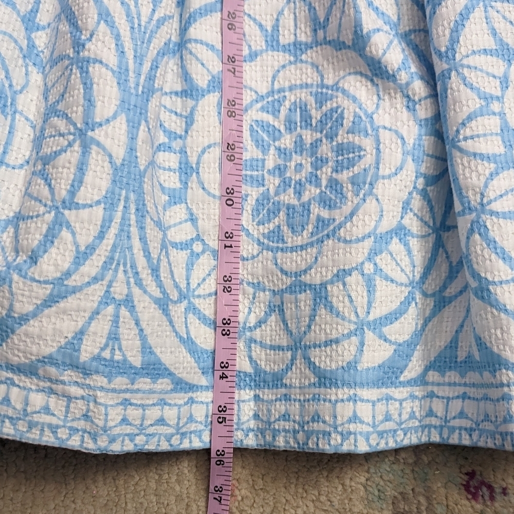 Just Taylor Blue Floral Fit & Flare Tea Dress - Picture 10 of 10